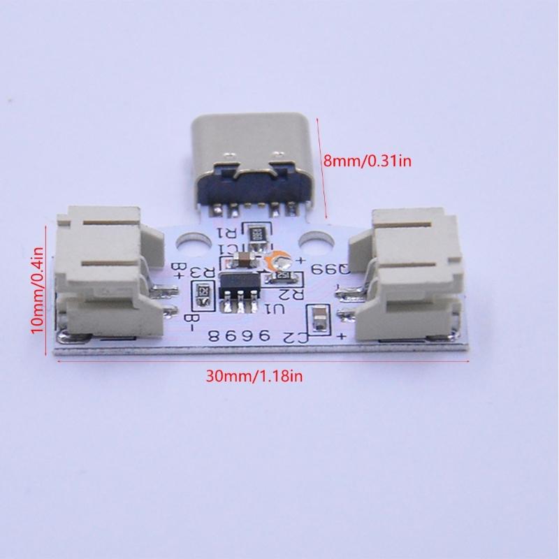 3.7V Li Battery Charging Board Featuring Reversible Type C Port And Overcharge Protections Technology