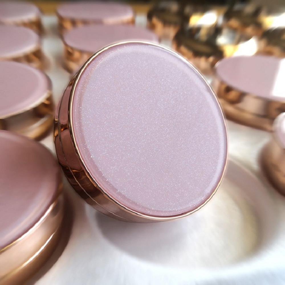 Pink Travel Kit Makeup Case With Mirror Air Cushion Puff Box Cosmetic Container BB Cream Container