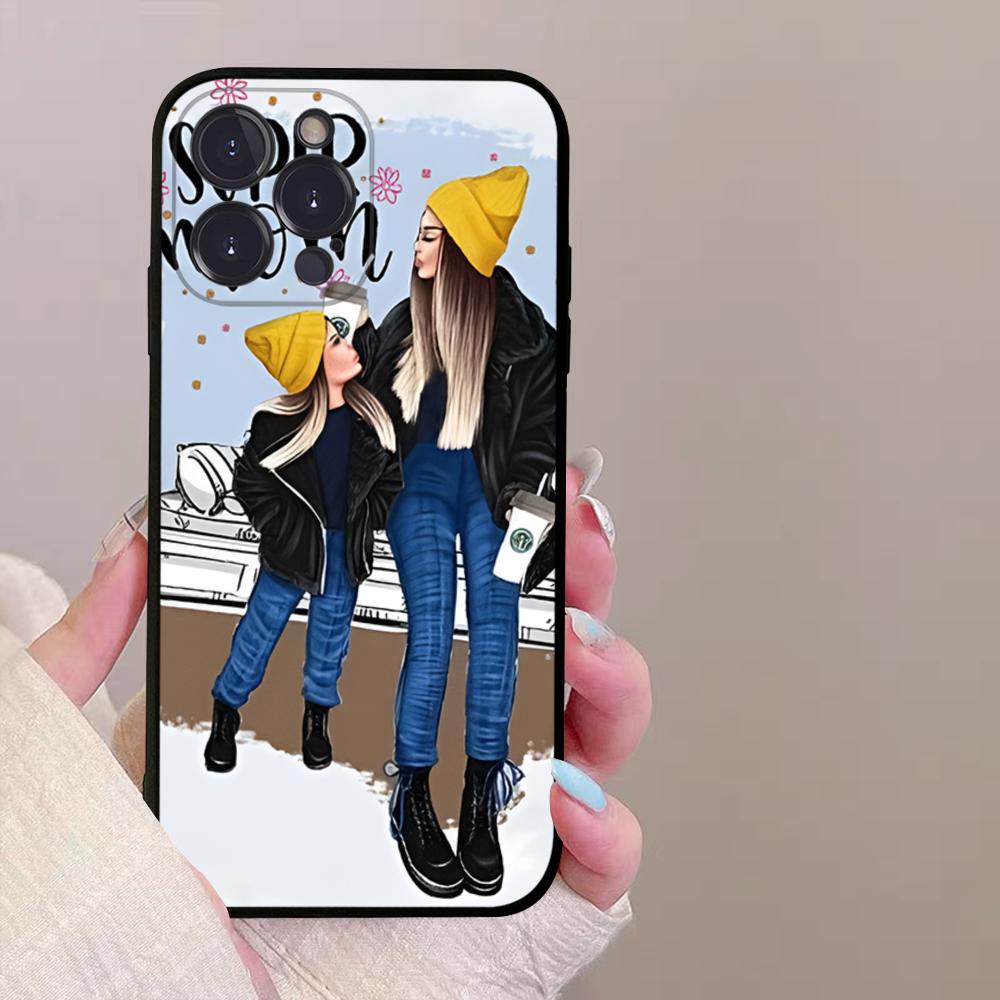 Модный Чехол для Телефона Super Mama Мама Папа для iPhone 15 8 7 6 6S Plus X SE 2020 XR XS 14 11 12 13 Mini Pro Max