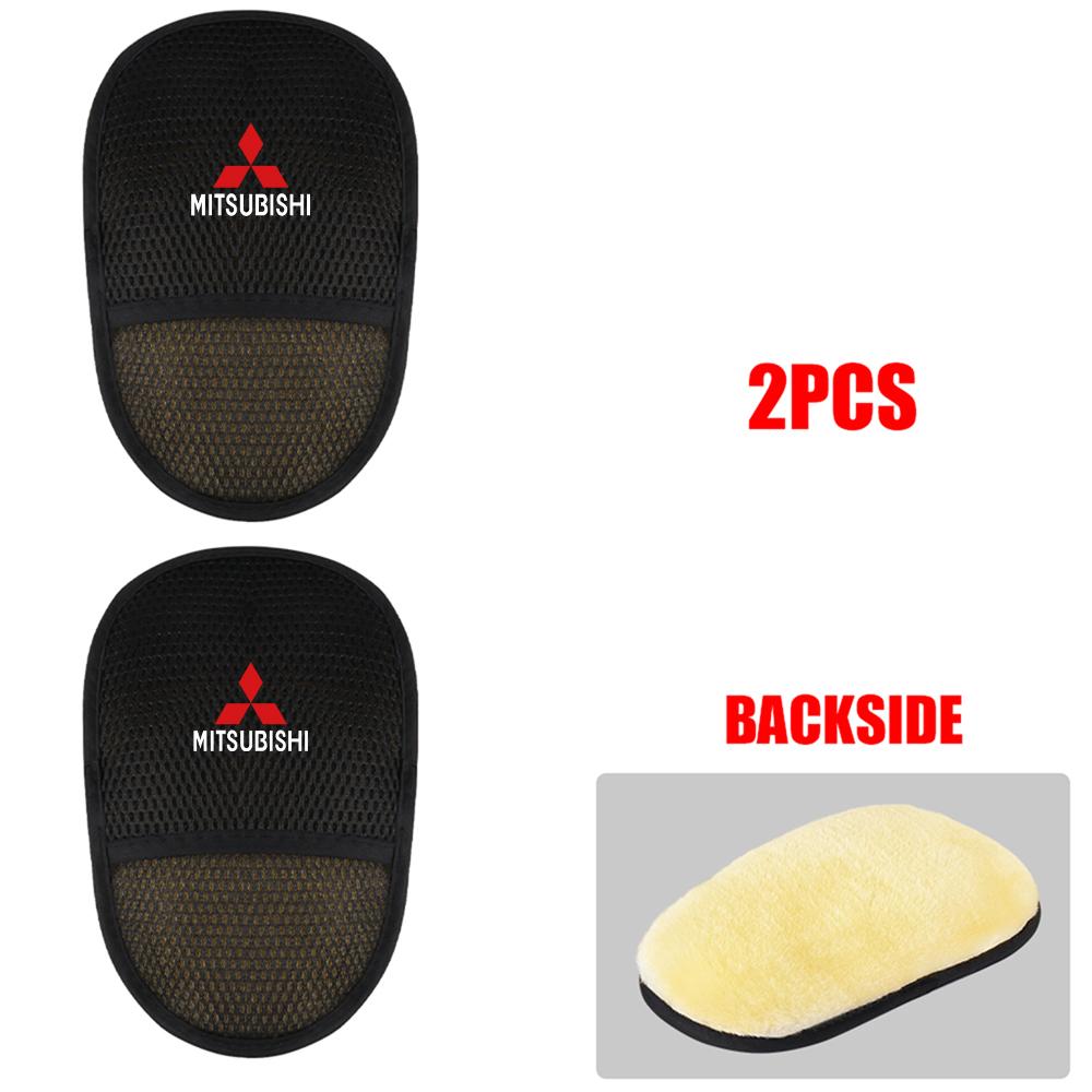 1/2pc Car Styling Wool Soft Auto Microfiber Washing Gloves for MITSUBISHI Ralliart Lancer Outlander ASX X CX-30 CX-5 Pajero L200