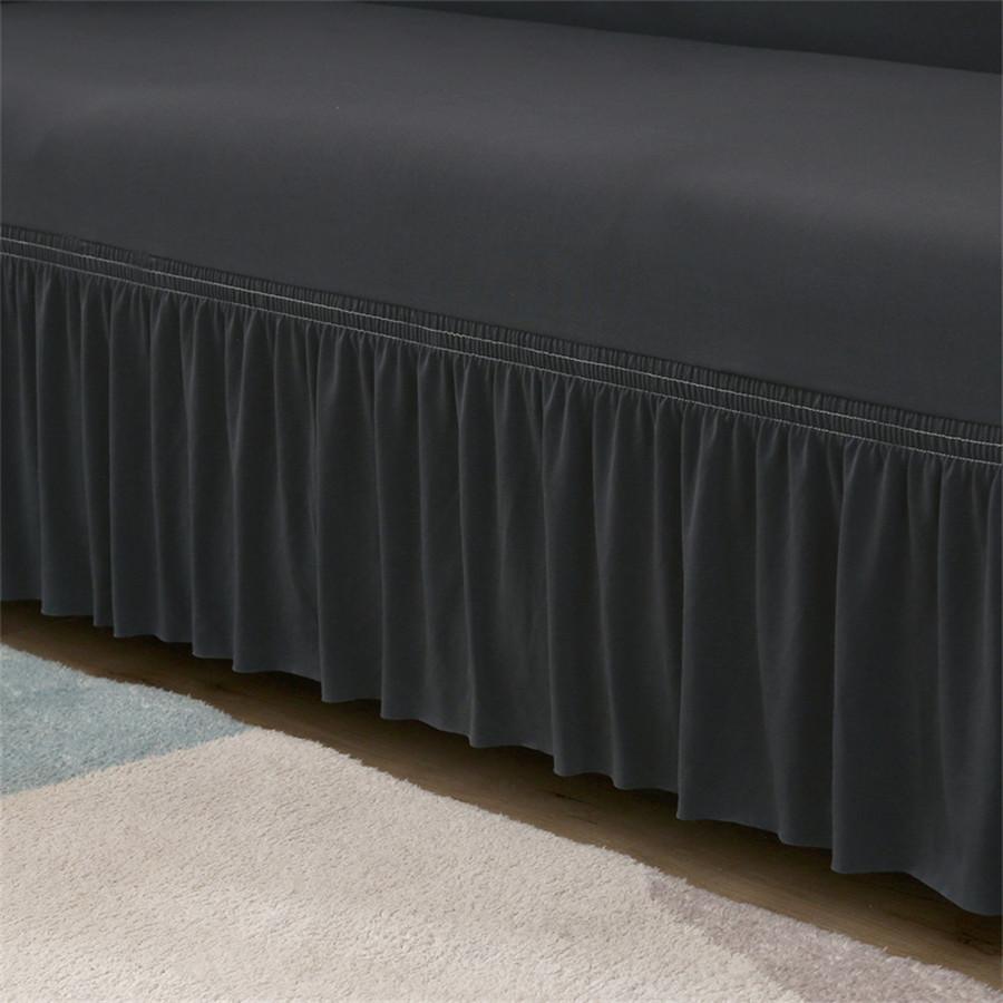 1 шт. Юбка с оборкой Эластичные чехлы на диван для гостиной Все включено Чехол на диван Секционные мебельные накидки 1/2/3/4/ Места