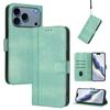 For iPhone 17 Pro Max Cases Wallet Stand Retro Texture Leather Phone Cover with Lanyard