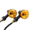 2PCS Motorcycle Turn Signal Lights Indicator Lamp Amber Flashers for Kawasaki Suzuki Honda Cafe Racer Turn Lamp Motorcycle Parts