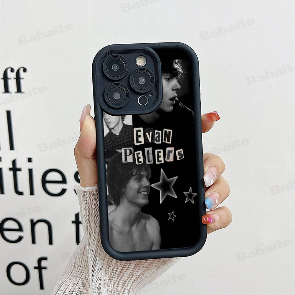 American Actor Evan Peters Phone Case For IPhone 17 16 15 14 13 12 11 Pro Max Plus Silicone Shockproof Case