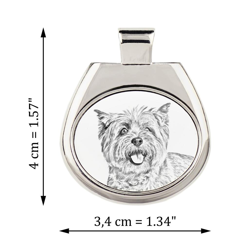 Cairn Terrier – Dog necklace, personalized pendant with a photo | Art-Dog