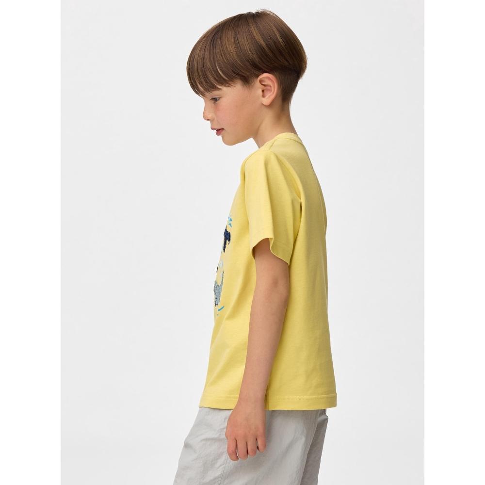 GU by Uniqlo Дети унисекс пайетки T Seal +e