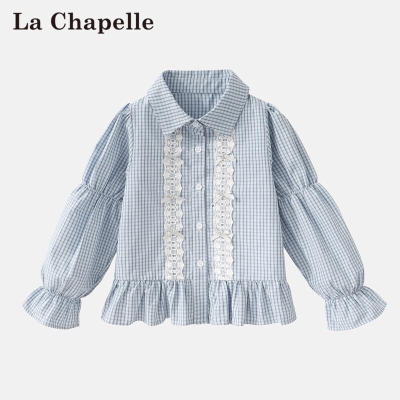 Женская рубашка La Chapelle с длинным рукавом и рюшами