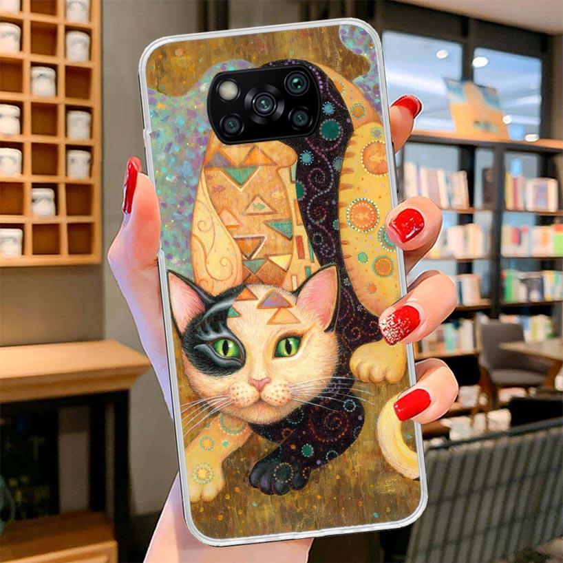 Kiss by Gustav Klimt Desig Cover Phone Case For Xiaomi Poco F7 Ultra X7 X6 X5 Pro M7 Redmi 15C 15 13C 13 12C 12 10C 10 9A 9C 9T
