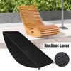 Outdoor Lounge Chair Cover Waterproof Rocking Chair Cover Foldable Lounge Cover with Adjustable Drawstring for Wooden Garden Lounge