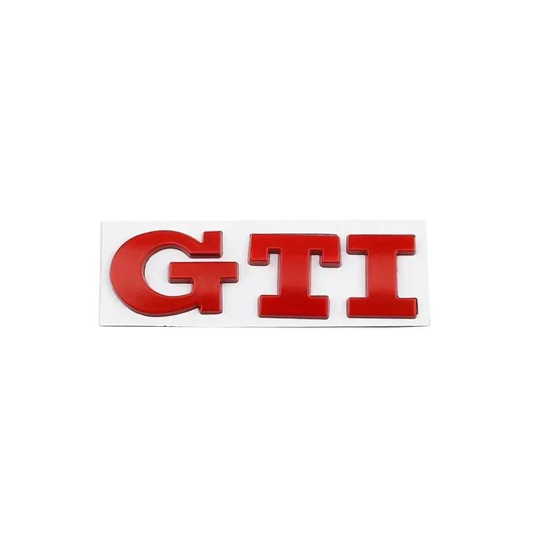 W123Metal Car Femder Side Emblem Rear Trunk Badge Sticker for Volkswagen VW GTI Logo Golf 5 7 JETTA MK4 PASSAT Polo SCIROCCO T-ROC