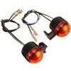 KITACO Warren's Mini Turn Signal Set Orange Lens/Single Ball 102-80-0500-10