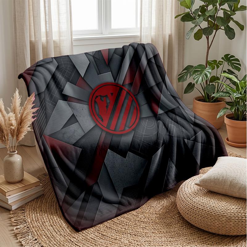 Atletico Madrid Theme blanket Soft Flannel Blanket Plush Throw Blanket Cozy Sofa Bed Blanket for Home Decor
