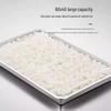 Zhi Shi Stainless Steel Rectangular Perforated Steaming Trays