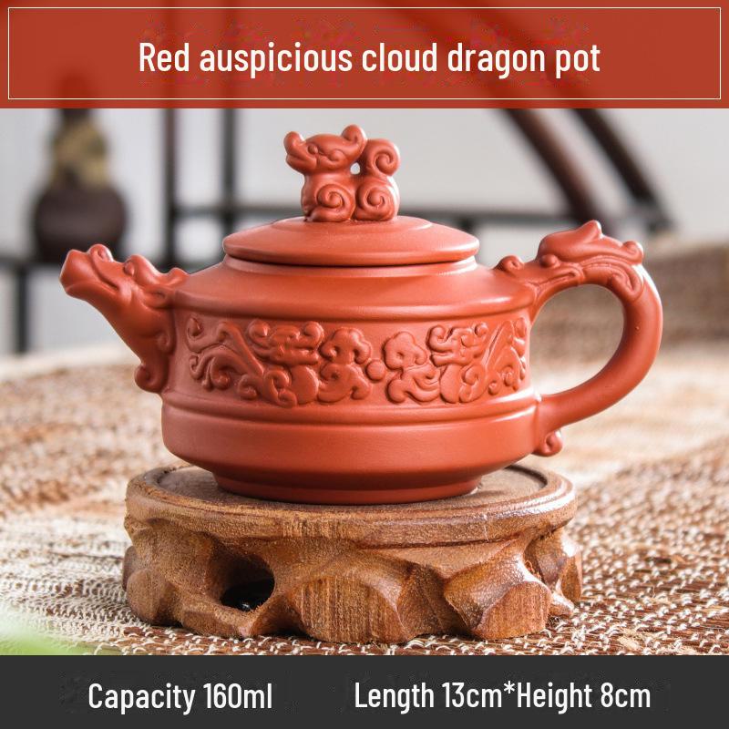 Коллекция чайников из фиолетовой глины: 72 модели, чайники Zhuni Xishi объемом 120–200 мл, идеально подходящие для утренних рынков