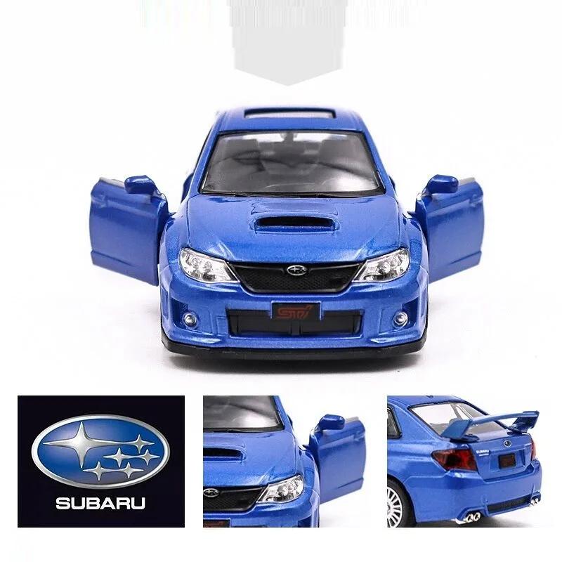 1/36 Subaru WRX STI Стайлинг автомобиля Лицензированная литая модель автомобиля Игрушка Сплав Металл Высокая симуляция для Коллекции Подарки F44