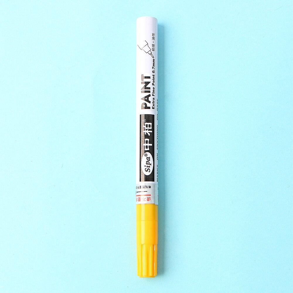 1 Pcs Metallic Marker 8 Colors To Choose 0.7mm Extra Fine Point Paint Marker Non-toxic Permanent Marker Pen DIY Art Marker