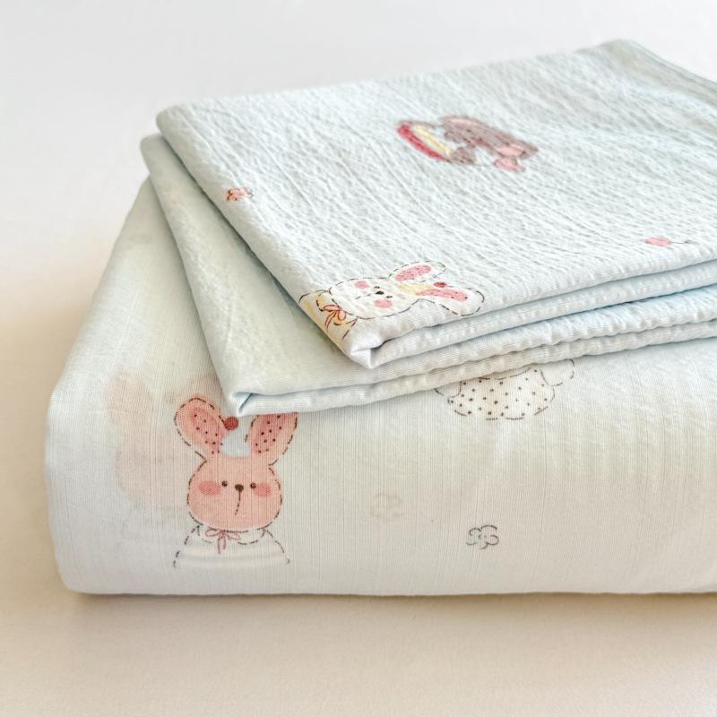 2026 Cloud-Like Double-Layer Gauze Bed Sheet - Skin-Friendly, Comfortable, All-Season Bed Sheet