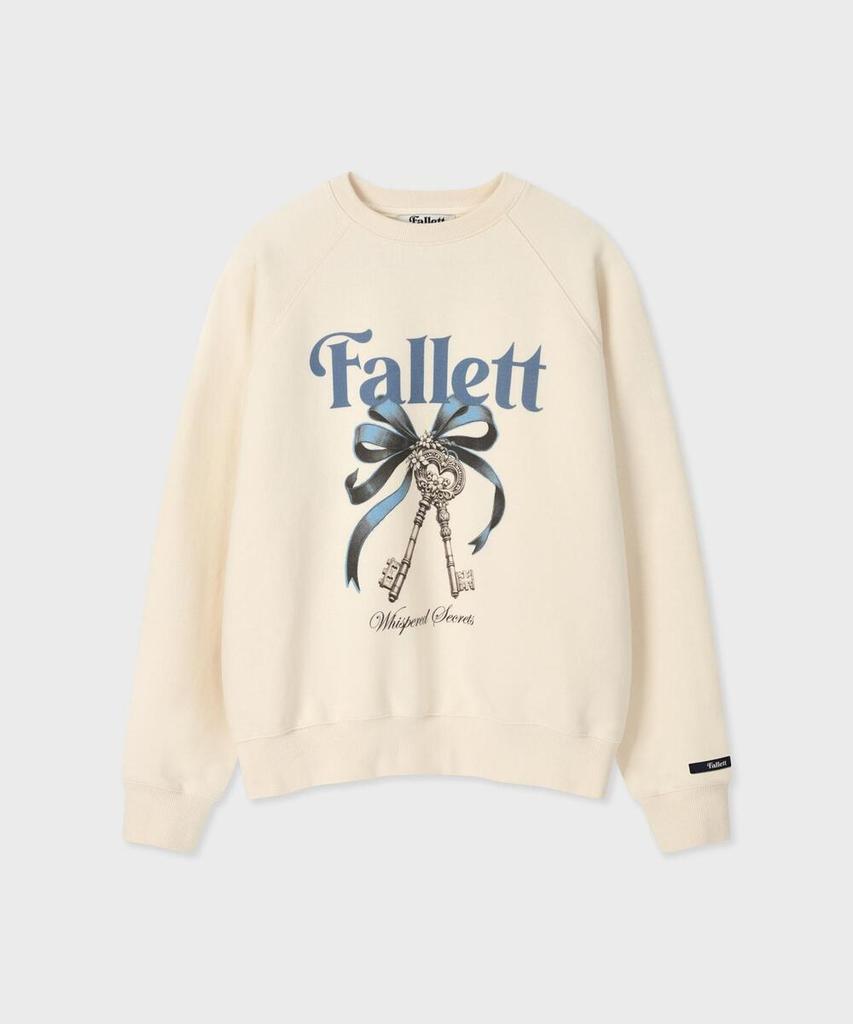 FALLETT Story Logo Secret Sweatshirt Ivory
