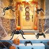 Halloween spider web simulation big black spider decoration bar scene layout props party decoration lawn scenery home decoration