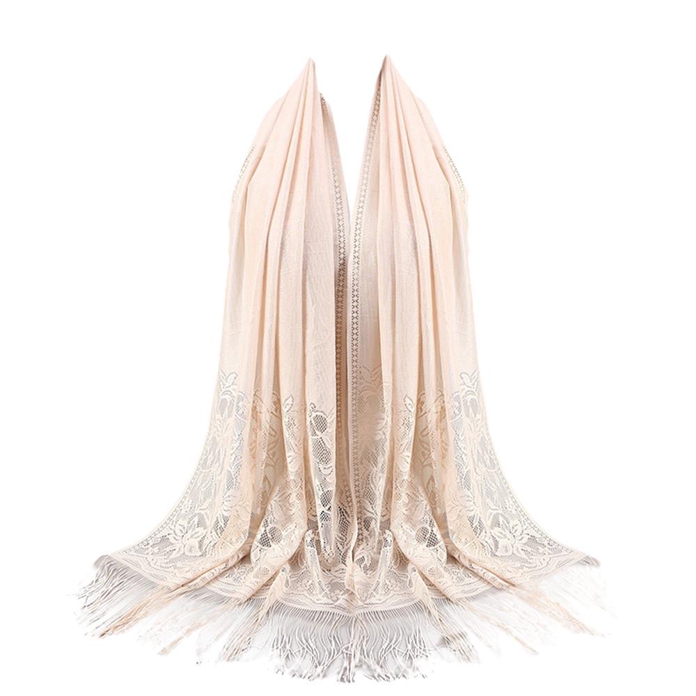 Women's Fashion Fringed Printed Cotton Parisian Shawl Soft Beach Towel Scarf