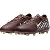 Nike Младший. Mercurial Vapor 16 Pro "Kylian Mbappé" Для твердого грунта Низкие GS Сливовый Затмение/Металлический Серебристый Детские Бутсы Красный HF5450-200