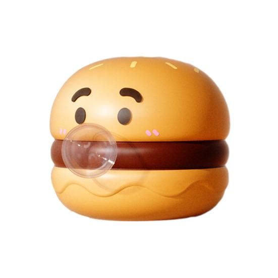 Stress Relief Fast Food Toy Bubble Popping Cartoon Hamburger French Fries Drumstick Ice Cream Cola Squeeze Toy Office Worker