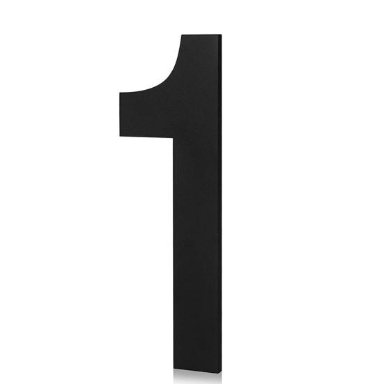 House Door Number Punch Free Self-adhesive Rustproof Corrosion Resistant Easy Installation Garden Door Address Number