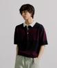 Yunionbeullu Свитер с воротником-стойкой для регби, полушерстяной [Бордовый]