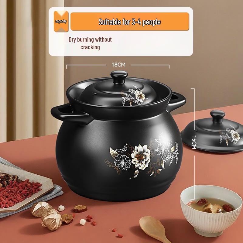 Pupan Ceramic Casserole Pot for Gas Stoves