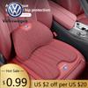 Для VOLKSWAGEN VW Подушка-подголовник для сиденья автомобиля из ледяного шелка, Подушка для сиденья водителя, Подголовник, Подушка для спины Для Volkswagen Polo Golf Tiguan Passat Sharan