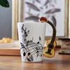 Ceramic Guitar Handle Coffee Mug