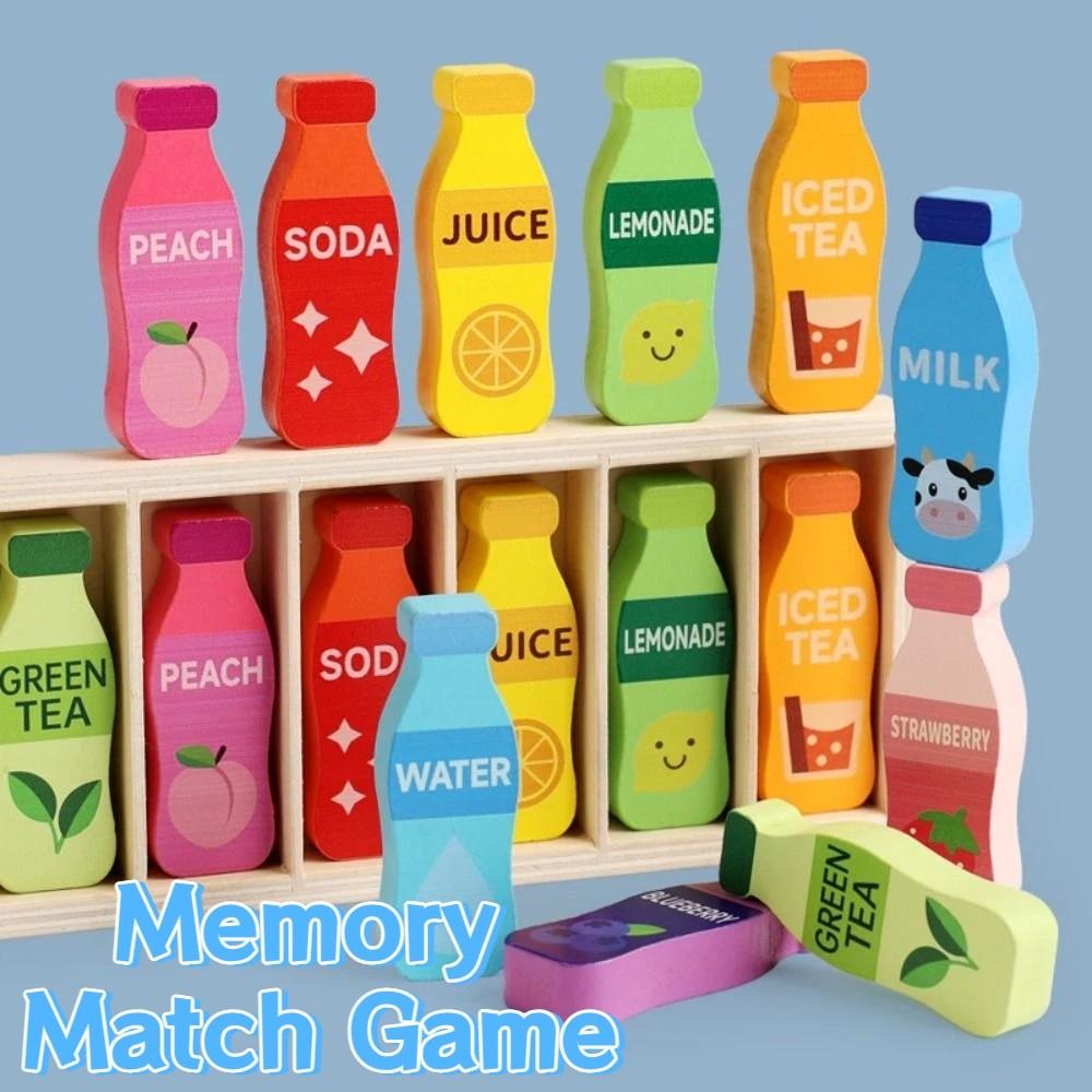 Beverage Theme Bottle Thinking Game Logical Thinking Montessori Color Sorting Toys Family Party