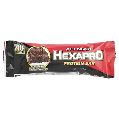 ALLMAX, Hexapro™, протеиновый батончик, шоколадный брауни, 53 г (1,9 унции)