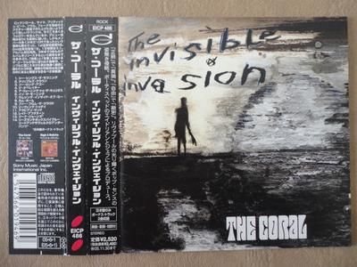 CD CORAL Invisible Invation EICP486 Deltasonic Reco 2004 Япония ObiRock Б/у