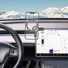 Автомобильный держатель для телефона для экрана Tesla Model 3, вращение на 360 градусов, магнитный держатель для телефона в машине, кронштейн для GPS для iPhone 15 14 Pro Samsung