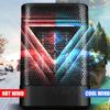 700W Portable Electric Space Heater/Cooling Fan Table Handy Air Warmer Cooler Summer Winter Air Vent Fan for Home Office