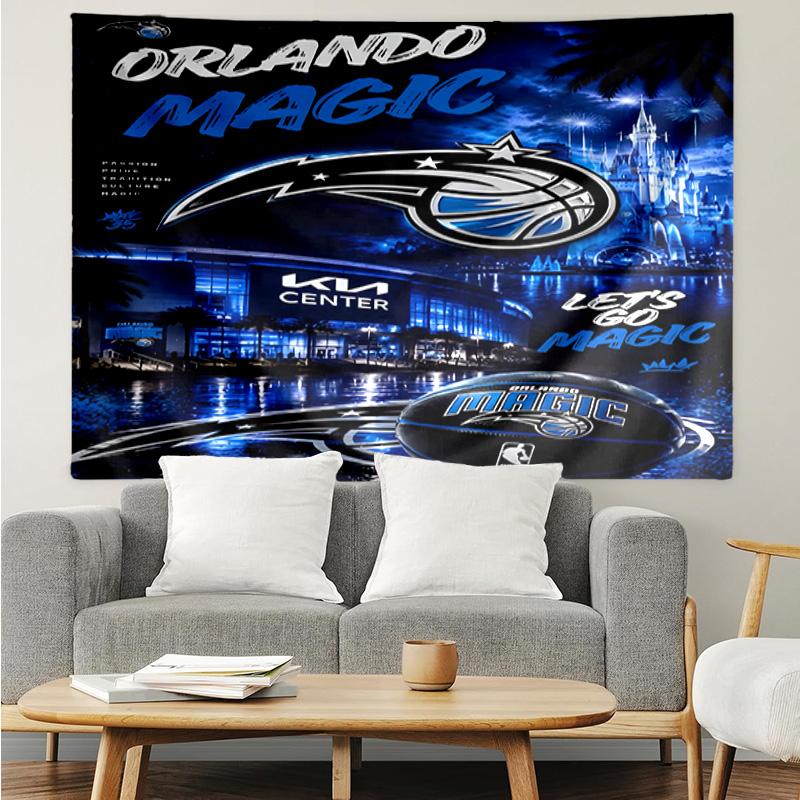 Orlando basketball Quick-Dry Tapestry Hanging for Bedroom,Livingroom, Playroom,Decor Art Room Wall Tapestry Holiday and Birthday Gifts