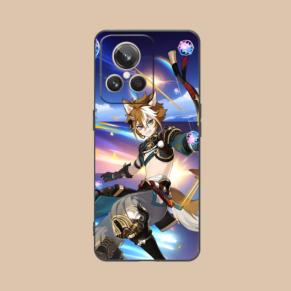 Game GI Gorou Mobile Phone Case for Realme GT 8 Neo Pro C75 73 71 C67 65 C55 53 C35 31 C20 15 Colorful Printing Cover Luxury