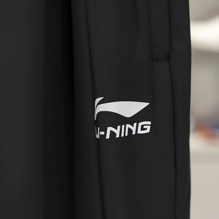 Мужские повседневные брюки Li Ning с быстрой сушкой, черные, YYKV201-1