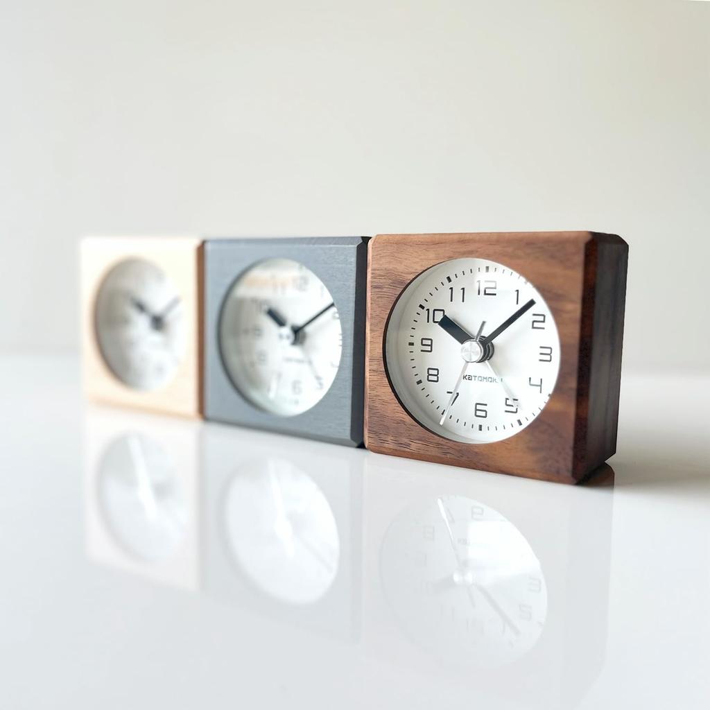 KATOMOKU Alarm Clock 7 Natural km-99NA Alarm Clock 7 X 7 X 4.1cm