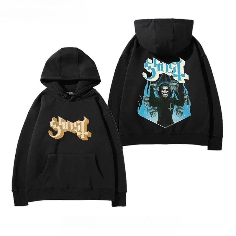 Hoodie Men's and Women's Autumn and Winter Cotton Trend Swedish Hard Rock Versatile Casual Top Around The Band Ghost