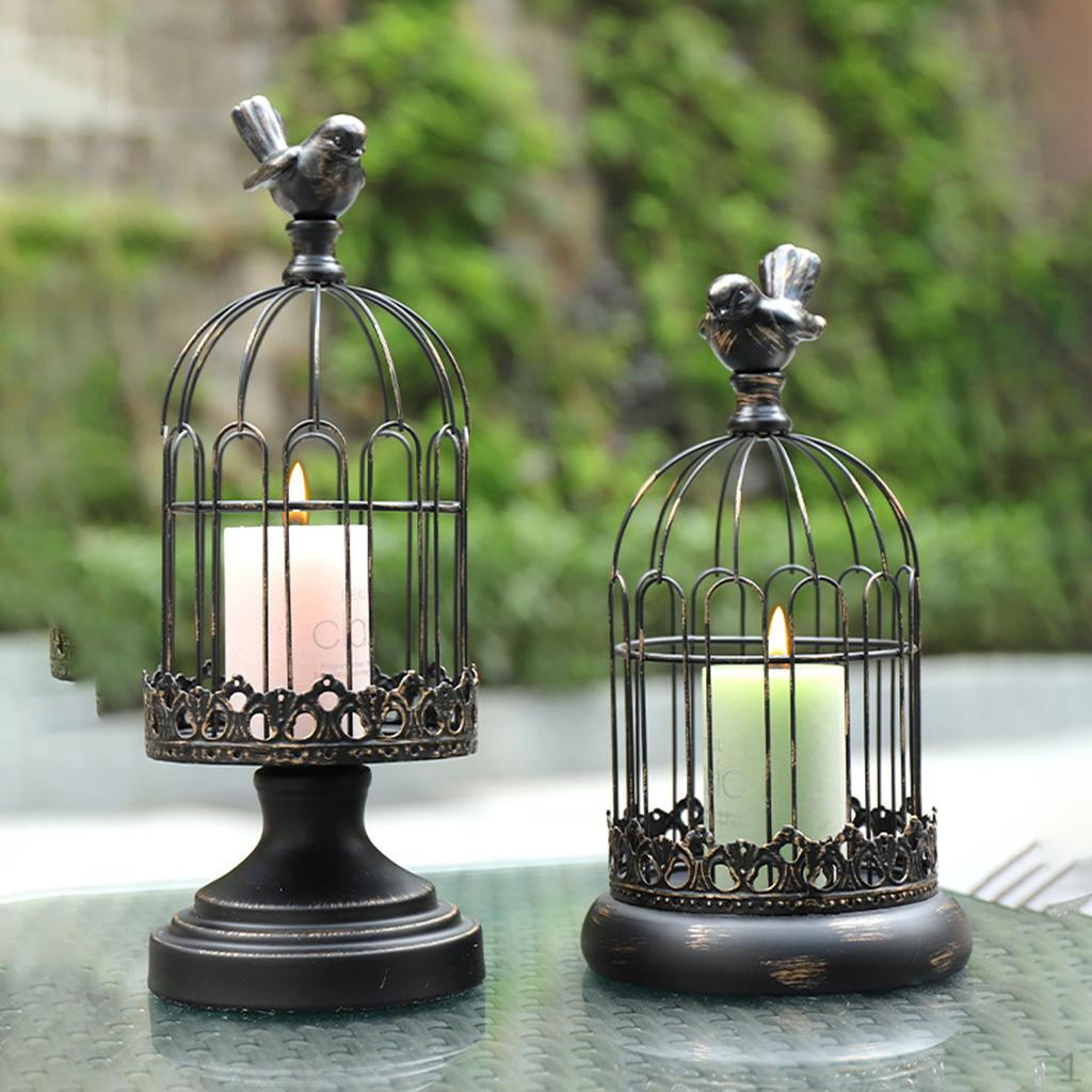 Украшение свечей Кованая клетка Чайный светильник Фонарики Старинный свадебный домашний стол