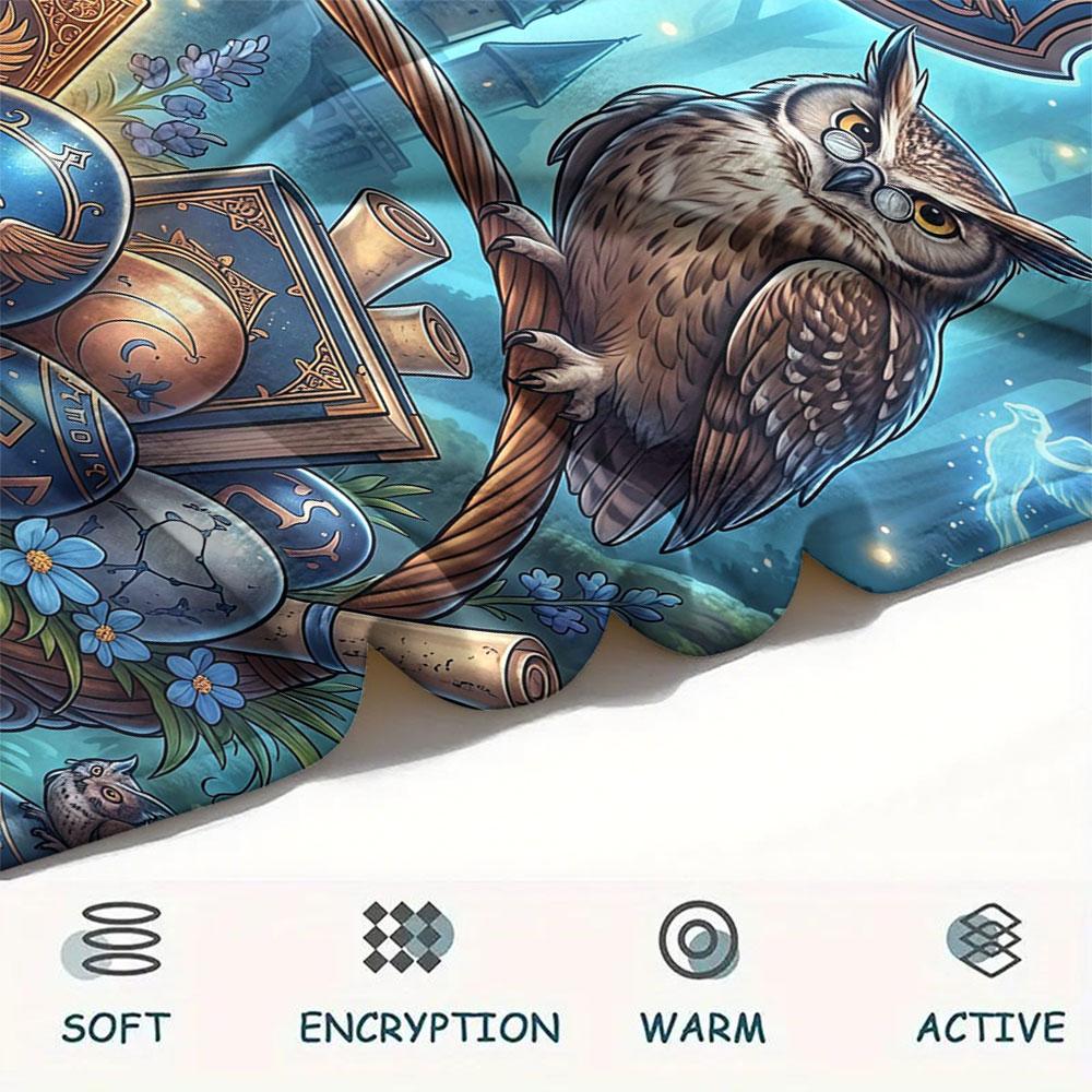 1Pc Easter Egg Print Flannel Blanket, High quality Comfortable for All Seasons, Home Decor, Warmth and Comfort, Perfect for Christmas Gifts