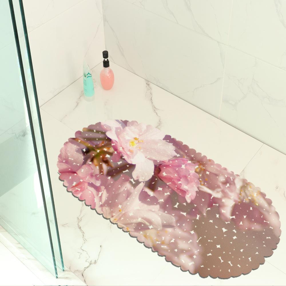 Красивый коврик с картой растений для балкона, ванной комнаты, гидрофобный, нескользящий, коврик для двери, коврик для пола для плавательного бассейна, общественных мест, нескользящий