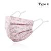 Washable Breathable Face Mask Anti-UV Sunscreen Mask Fashion Cotton Printing Mask  Outdoor Sports