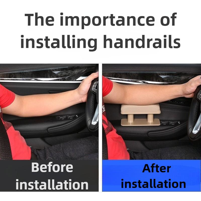 Автомобильный подлокотник Поддержка левого локтя Снятие усталости Уменьшение усталости рук водителя Универсальная подушка-подлокотник на дверь автомобиля Регулируемая высота