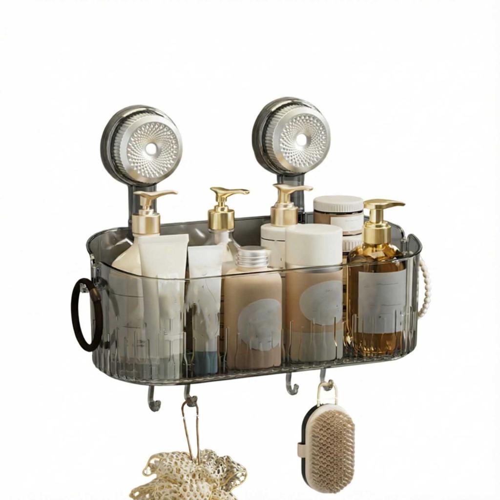 Полка на присоске Без сверления Настенный ящик для хранения в ванной