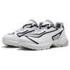 Puma Velophasis 002 Comfortable Stylish Non-Slip Durable Low-Top Running Shoes Unisex Sneaker White Black 395359-01