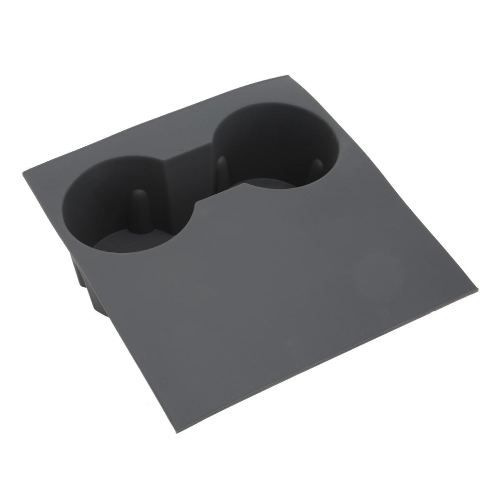 Center Console Cup Holder Silicone Material Scratch Resistant Replacement for Tesla Model 3 Model Y Grey