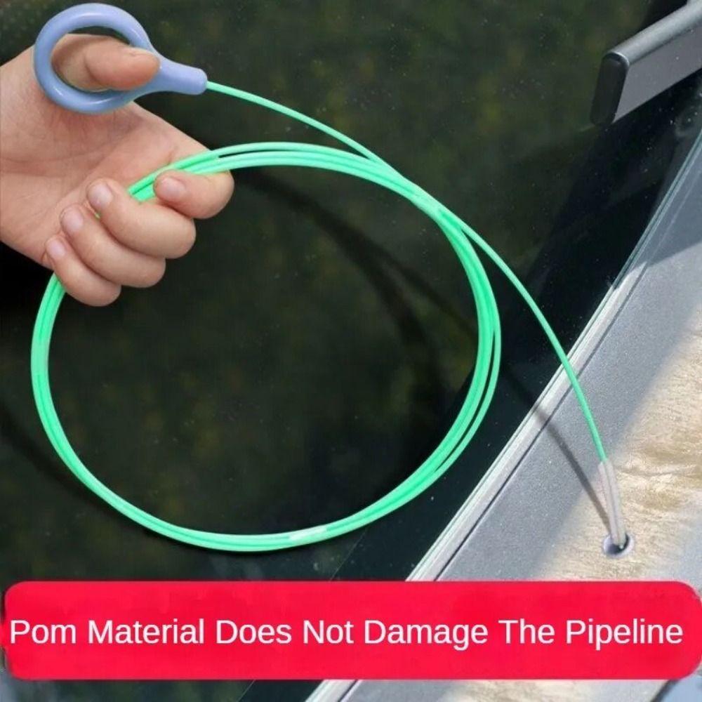Flexible Auto Sunroof Long Hoses 3m/5m/10m Skylight Drain Pipe Brush Car Drain Dredge Sunroof